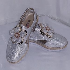 Silver Metallic Sandals